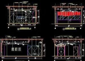 六层副院长室立面图-门诊、急诊楼装...