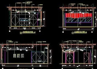 六层副院长室立面图-门诊、急诊楼装...