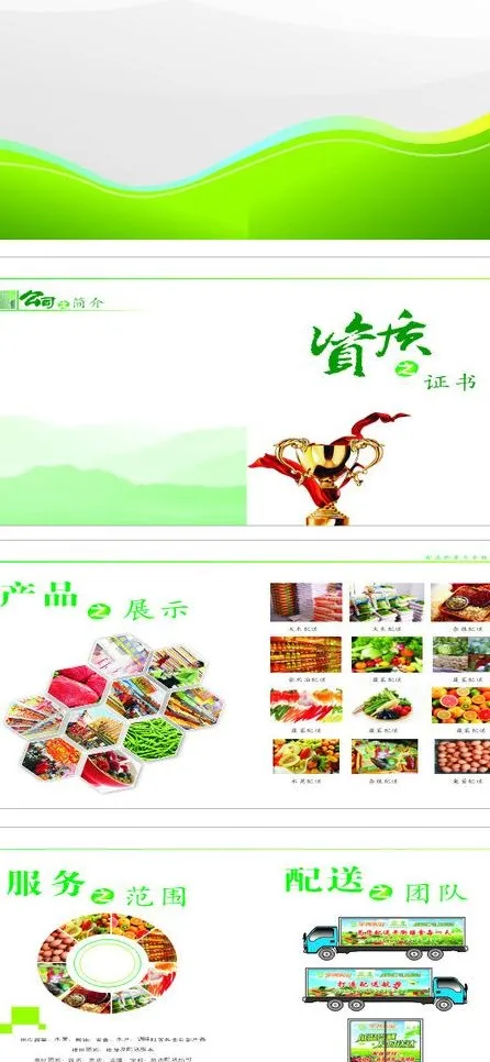 公司样本cdr矢量模版下载