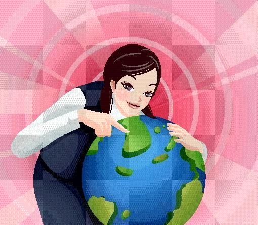 女性 学习生活 矢量 EPS格式 ...