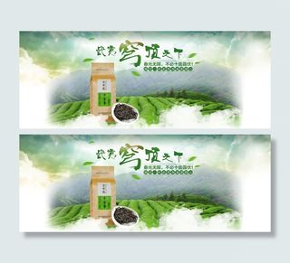 春季武夷茶叶中国风清新自然