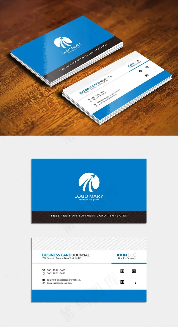 个性简约创意名片设计模板1105(...ai矢量模版下载