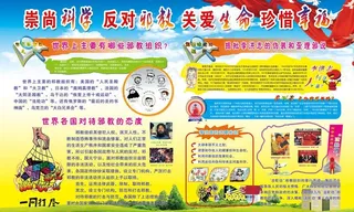 崇尚科学 反对*图片