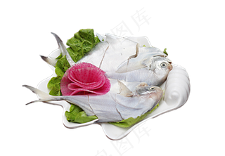 鲜鱼鲳鱼实物海产鱼类png图片