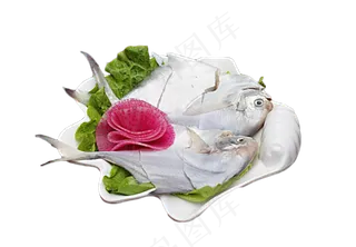 鲜鱼鲳鱼实物海产鱼类png图片