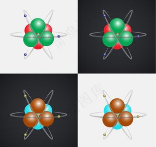 原子矢量图图片