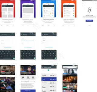 报纸订阅 App移动手机APP界面UI
