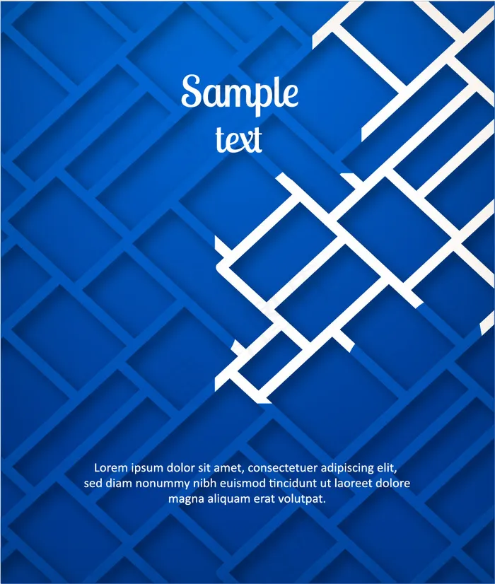 立体几何背景ai矢量模版下载