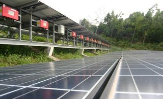 太阳能发电站图片