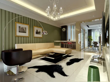 时尚客厅3d素材