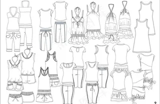 服装款式图图片