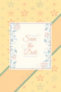 创意婚礼背景边框模板下载