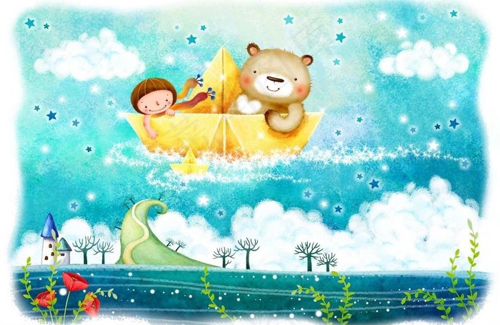 童话世界小熊图片