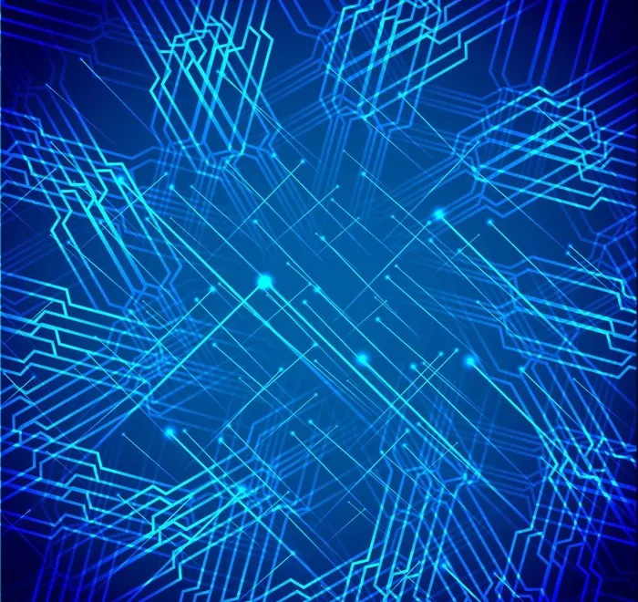 蓝色科技背景图片ai矢量模版下载