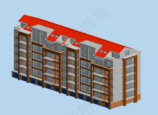 3d恢弘都市住宅区