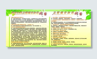 创建全国文明城市知识问答宣传栏图片