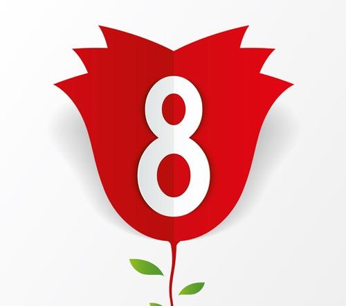 8三月红风格设计元素02