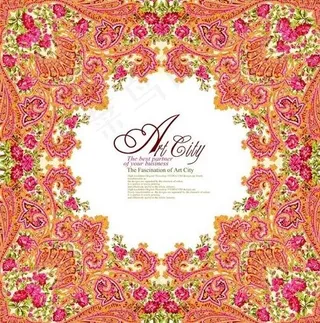 超酷的欧式边框花纹06图片