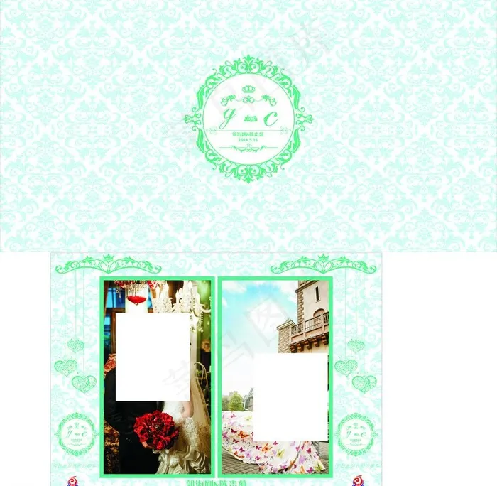 婚礼背景图片(210X297)cdr矢量模版下载