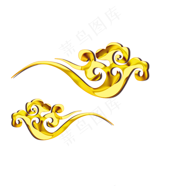 祥云金色祥云PNG免扣素材
