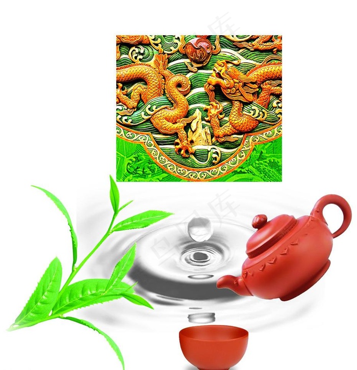 茶叶茶具图片psd模版下载