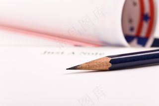 铅笔创意广告摄影图片