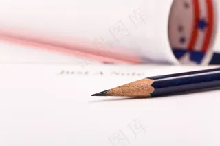 铅笔创意广告摄影图片