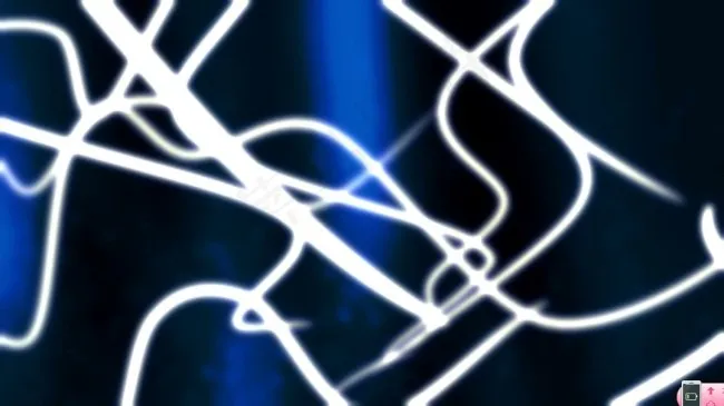 白色线条曲线视频模板下载