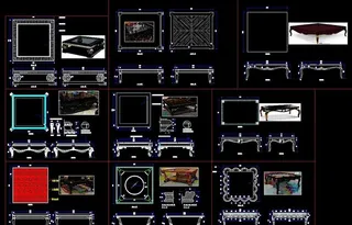 茶几CAD图纸