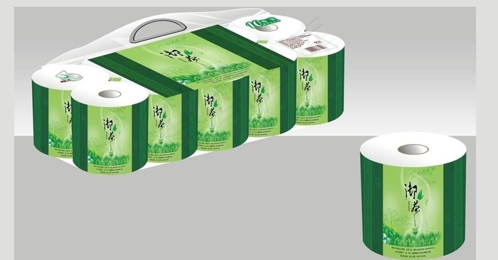 纸巾包装图片cdr矢量模版下载
