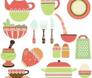 时尚生活用品矢量素材