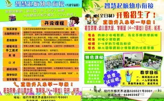 幼小衔接 招生宣传单图片