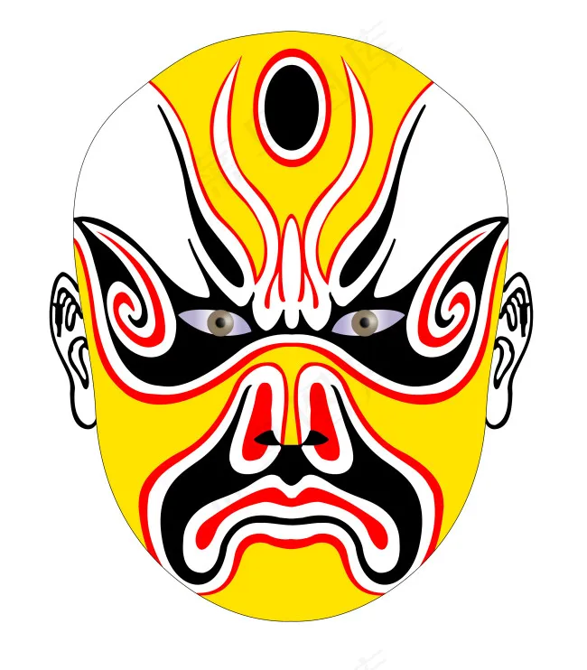 脸谱psd模版下载