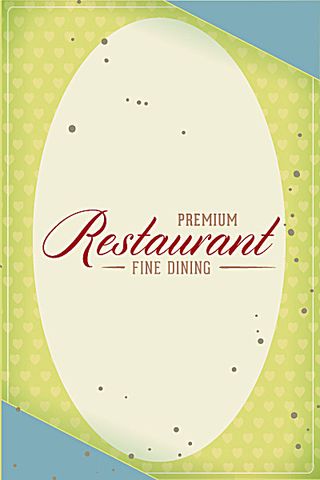 怀旧菜单封面背景