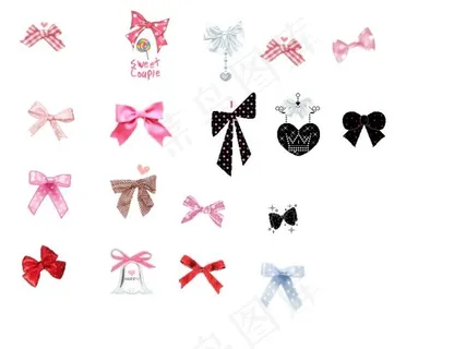 淘宝素材蝴蝶结大全