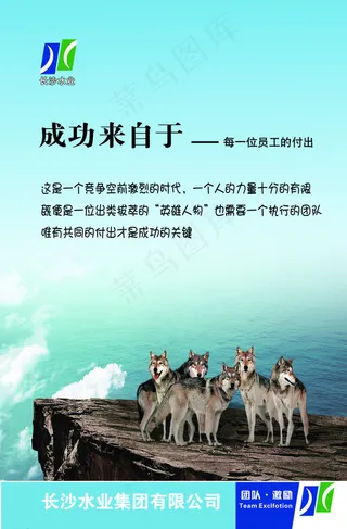 成功来自于团队激励执行力领导力图片