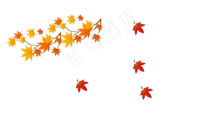 枫叶psd模版下载