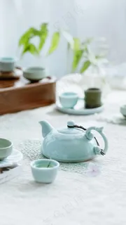 茶壶茶杯高清摄影图片 茶壶茶杯高清摄影图片