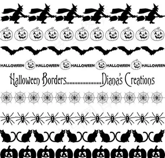 万圣节分割线笔刷