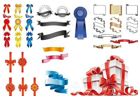 各式飘带图片
