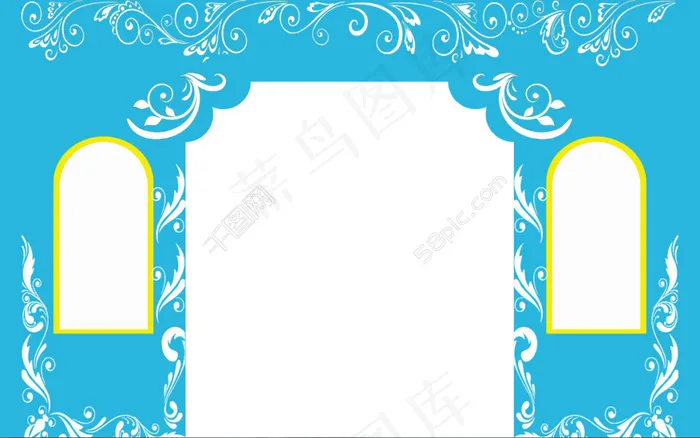 婚礼背景psd模版下载