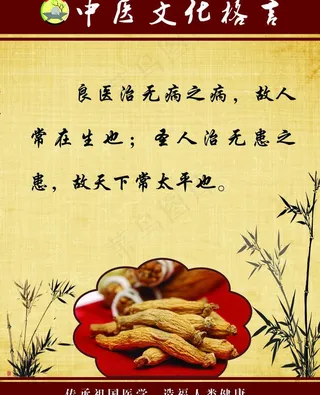 中医药文化格言图片