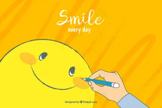 黄色背景矢量图