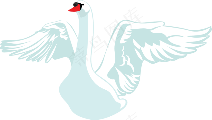 免抠png图片ps素材天鹅