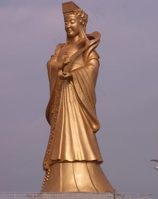 海上女神（妈祖）雕像图片