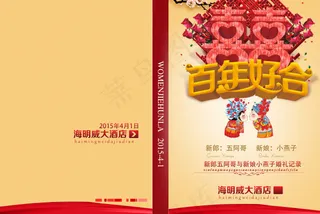 CD封套 结婚婚礼视频摄像封套