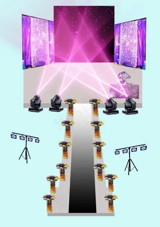 婚礼主背景效果展示