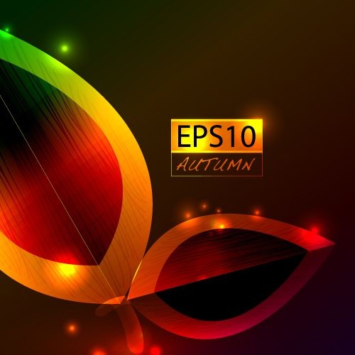 矢量光斑曲线创意图片素材