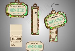 服装吊牌miss 3图片