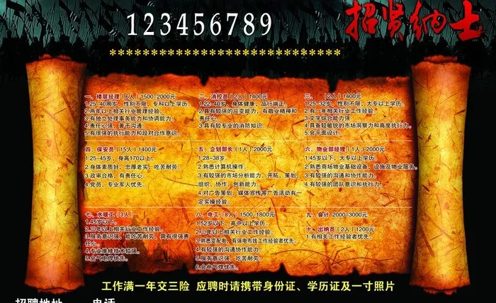 招聘图片(2835X1890(DPI:300))psd模版下载